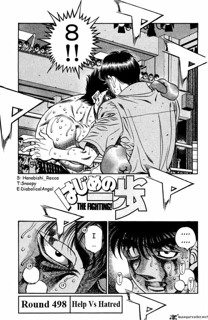 Hajime no Ippo: Fighting Spirit, Chapter 498 image 01